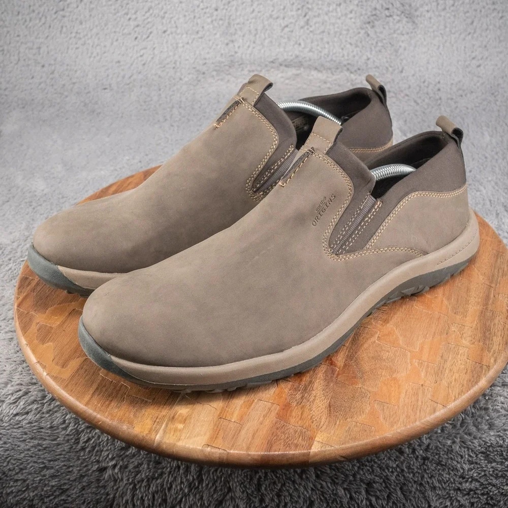 EARTH ORIGINS Danvers Slip-On Sneaker in Stone‎ Men's Shoes Size 13